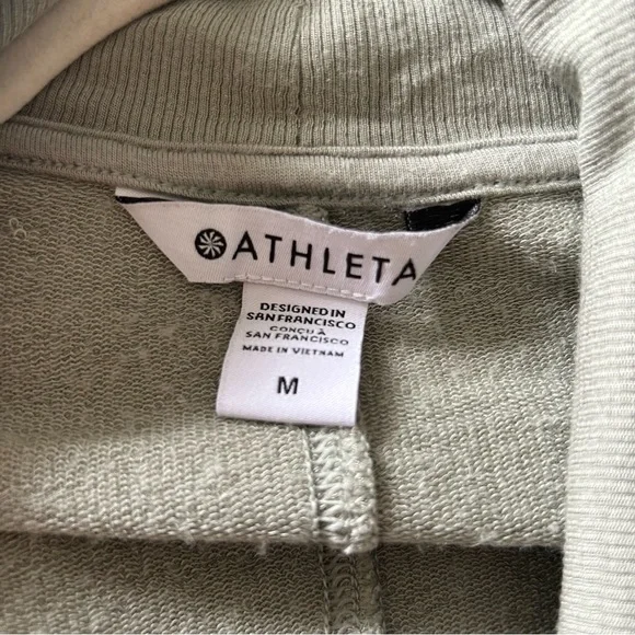 Athleta Nirvana Pranayama Minimalistic Mint Green Wrap Tencel Modal Cardigan - Picture 13 of 13